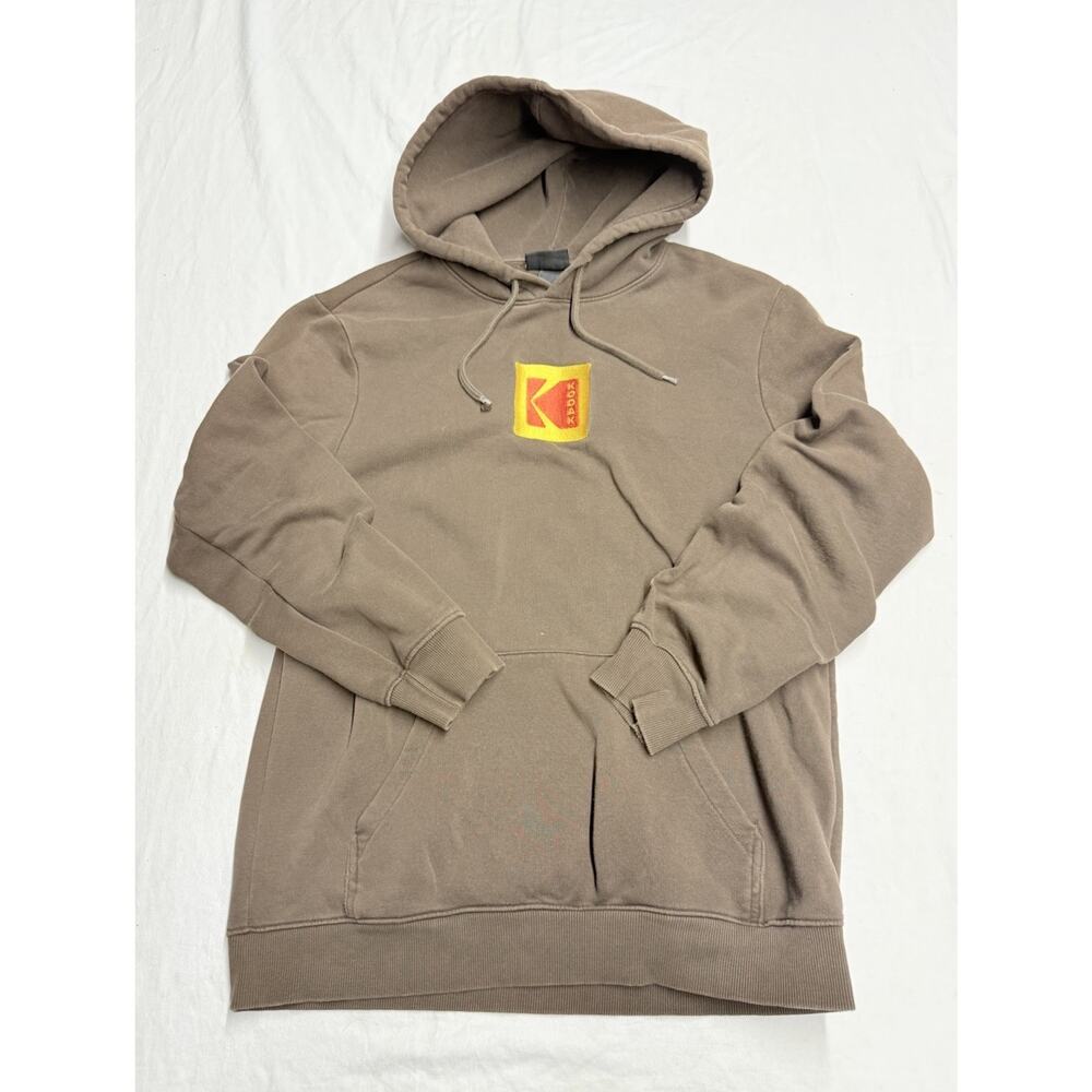 Kodak Hoodie H&M Pullover Color Brown Men’s Small Embroidered Logo